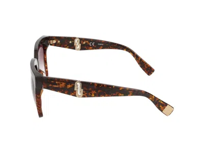 Furla Eyeglasses  Sfu594 0xap 55/18/135 In Brown