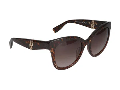 Furla Eyeglasses  Sfu595 0xap 52/20/135 In Brown