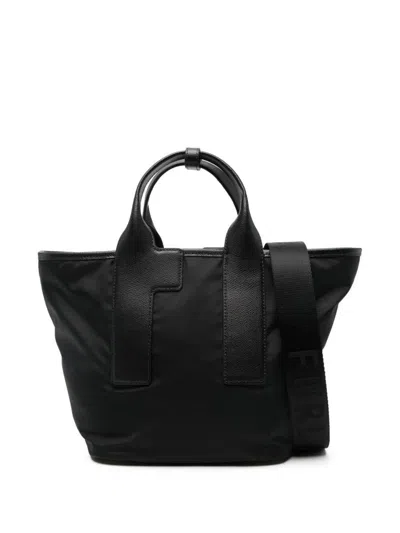 Furla Feather Medium Tote Bag Bags In Black