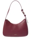 Furla Febe Leather Hobo In Burgundy