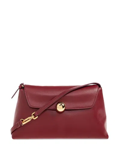 Furla Flap-closure Leather Tote Bag In Brown
