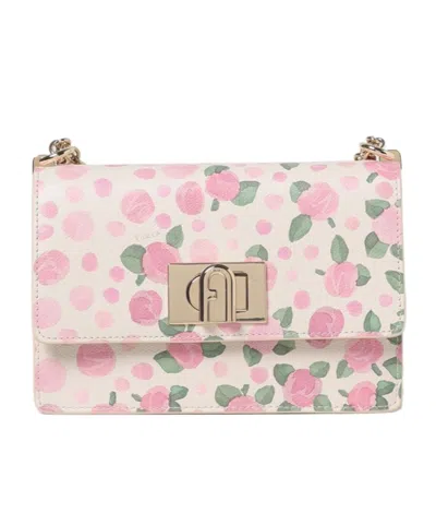 Furla Flap Shoulder Bag In Nude