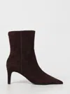 Furla Flat Ankle Boot  Woman Color Dark In Brown