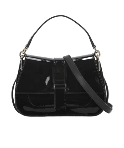 Furla Flip Shoulder Bag In Black