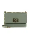 Furla Flip Shoulder Bag In Green