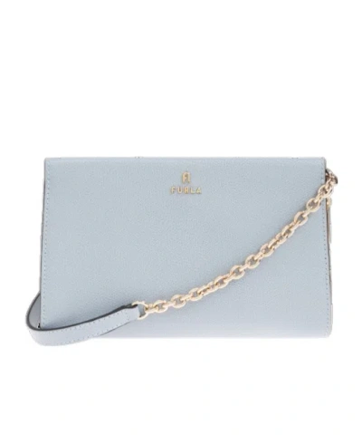 Furla Flip Shoulder Bag In White