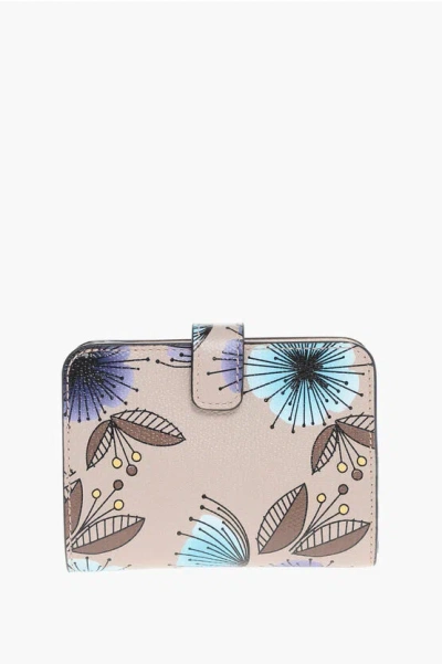 Furla Floral Patterned Babylon Saffiano Leather Wallet Grösse Unica