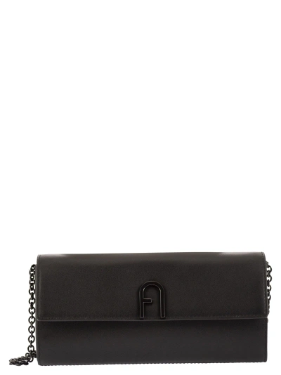 Furla Flow - Mini Shoulder Bag In Black