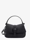 Furla Flow Mini Top Handle Bag In Black