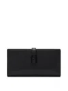 Furla Flow Continental Xl Black Leather Wallet In Black