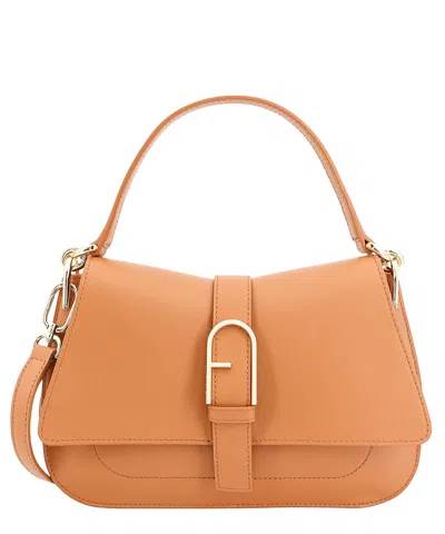 Furla Flow Handbag In Brown