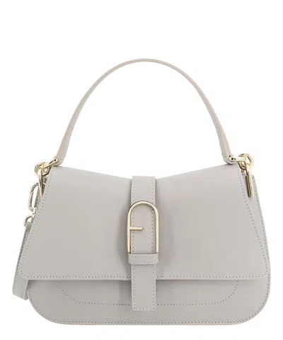 Furla Flow Handbag In Grey