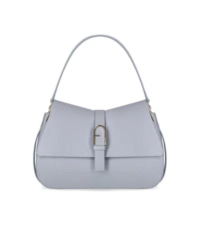 Furla Flow L Nuvola Handbag In Blue