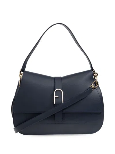 Furla Flow L Top Handle Bag In Green