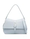 Furla Flow L Top Handle Bag In Grey