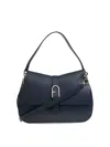 Furla Flow Logo Plaque Large Tote Bag In Blue