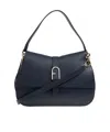 Furla Flow Logo Plaque Large Tote Bag In Blue