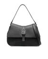 Furla Flow Large Top Handle Bags In Black