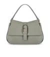 Furla Flow M Agave Handbag In Gray