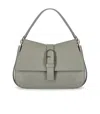 Furla Flow M Agave Handbag In Gray