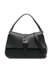 Furla Medium Top Handle Bag With Adjustable Strap In Black