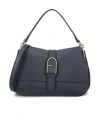 Furla Flow Medium Top Handle Bag In Black