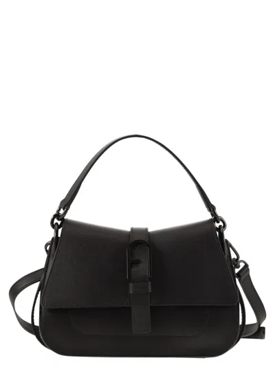 Furla Flow Mini - Hand Bag In Black