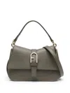 Furla Mini Top Handle Bag Flow In Gray