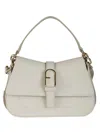 Shop Furla Flow Mini Bag In Ivory
