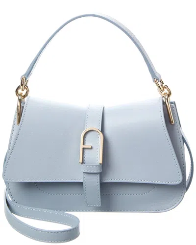 Furla Flow Mini Top Handle Leather Shoulder Bag