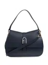 Furla Flow Logo Plaque Large Tote Bag In Blue