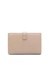 Furla Flow Small Compact Wallet In Brown