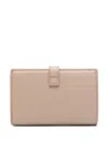 Furla " Flow" Small Compact Wallet In Pink