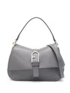 Shop Furla Flow Tote Bag In Grau
