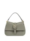 Furla Flow Tote Bag In Green