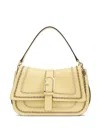 Furla Medium Logo Shoulder Bag In Yellow