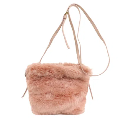 Pre-owned Furla Fur Shoulder Bag () In Pink