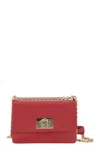 Furla Mini Chain Strap Crossbody Bag In Red