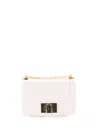 Furla 1927 Cream Leather Shoulder Bag In White