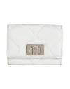 Furla Woman Wallet Off White Size - Sheepskin In Off White