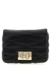 Furla 1927 Leather Mini Crossbody Bag In Black