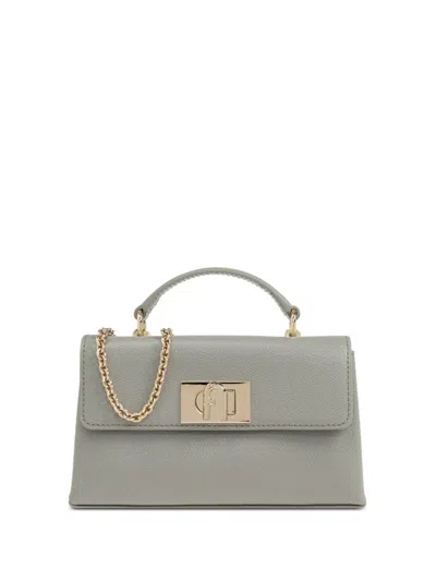 Furla 1927 Mini Crossbody In Gray