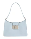 Furla 1927 S Shoulder Bag Soft Woman Handbag Light Grey Size - Leather In Grey