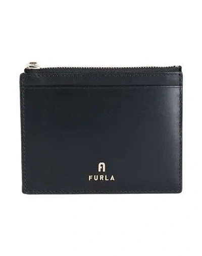 Furla Woman Coin Purse Black Size - Calfskin