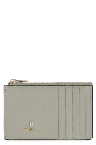 Furla Camelia Leather Card Holder