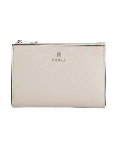 Furla Woman Document Holder Beige Size - Calfskin