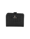 Furla Woman Wallet Black Size - Calfskin In Black
