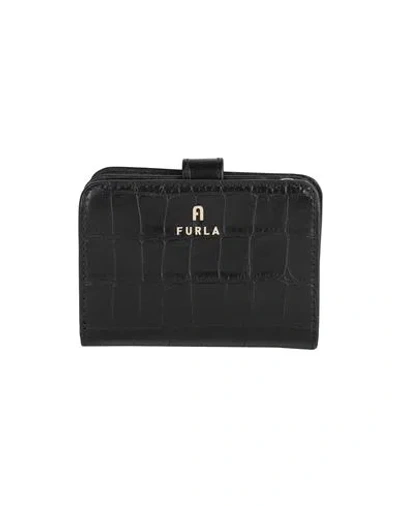 Furla Woman Wallet Black Size - Calfskin
