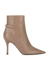 Furla Woman Ankle Boots Dove Grey Size 11 Sheepskin In Grey