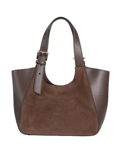 Furla Dora S Tote Woman Shoulder Bag Brown Size - Leather